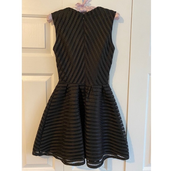 Fit and Flare Black Dress - Picture 3 of 3